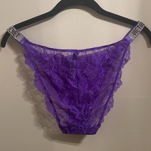 Victoria’s Secret Purple Bombshell Shine Strap Bikini Panty NWOT - Picture 6 of 6